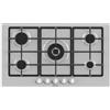 Hisense GM973XF Piano Cottura Acciaio inossidabile Da incasso Gas 5 Fornelli