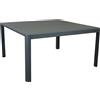 MIlani Home LARS - tavolo da giardino in alluminio allungabile 100/150 x 150 cm