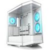 COUGAR FV270 White RGB Case Midi Tower Vetro Temprato No-Power E-ATX/CEB/ATX/mATX/Mini-ITX