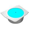 COUGAR FV270 Piattaforma Rotante Luminosa per Case COUGAR FV270 Bianco