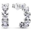 Pandora Timeless 293657C01 - Orecchini a cerchio in argento sterling con zirconi