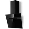 Elica Cappa Cucina Aspirante a Parete Larghezza 60 cm Classe B colore Nero - PRF0199704 Stripe BL/A/60