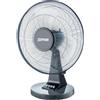 WESTIM Ventilatore da Tavolo a Pale Diametro 40 cm Oscillante 3 Velocità 45 W colore Grigio e Nero - ZNG40