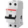 ABB SACE SPA Interruttore magnetotermico differenziale DS201 1P+N 6KA 25A AC C - ABB DS201C25AC30