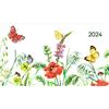 Alpha Edition Agenda Settimanale Ladytimer Pad 2024, 15,6x9 cm, BUTTERFLIES, 128 pagine
