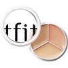 TFIT Cover Up Pro Concealer Palette - Crema correttore colore 3 in 1 a copertura totale (idratante, 02 Warm, 0,52 Oz) per occhiaie e macchie - Correttore occhi ad alta copertura