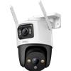 Imou Telecamera Dome IP Wi-Fi Full color, doppio obiettivo 5 MP, deterrenza attiva - Imou