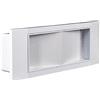Beghelli Lampada di Emergenza LED, Bianco, STANDARD, Altezza 55 mm Lunghezza 102 mm, Larghezza 292 mm, CCT tonalità luce 4000 K