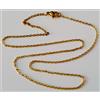 Catena Da Collo In Oro Placcato Giallo Dorato - Lunghezza 45 Cm (Ref. 416)
