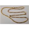 Collana Catena Dorata Placcata Oro Giallo - Lunghezza: 50 cm (Rif. 396)