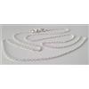 Collana Catena Da Collo In Argento - Lunghezza 52 cm - Ref. 286