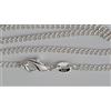 Catena Girocollo Argentato In Argento 46-50 Cm Collier (Ref. 326)