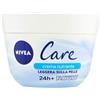 NIVEA Care Maxi Nutrimento Profondo Crema nutriente leggera per viso, mani e corpo in confezione da 400 ml, Crema idratante multiuso con Microsfere di Cera ad Idrodispersione