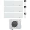 Mitsubishi Electric Condizionatore Climatizzatore Mitsubishi Electric Trial Split inverter Kirigamine Zen White R-32 9000+9000+18000 Colore Bianco con MXZ-3F68VF Wi-Fi Integrato 9+9+18