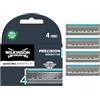 Wilkinson Sword Quattro Titanium Sensitive Blades Titanium Sensitive. 4 pezzi.