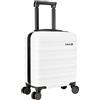 Cabin Max Anode - Valigia a mano leggera, adatta per Easyjet sotto il sedile, 45 x 36 x 20 cm, colore: bianco, 45 x 36 x 20 cm,