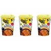 MENDOSA 3X Confezioni per Saikebon Riso Express Pollo e Salsa Teriyaki, Noodles Istantanei, Confezione da 3