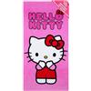 Hello Kitty Asciugamano Bambina Ragazza Donna Teli Mare Assorbente Asciugatura Rapida Kawaii Asciugamani da Bagno 140x70cm Anime Accessori Viaggio (Rosa, 70x140cm)