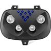 ONE BY CAMAMOTO MASCHERA FARO anteriore ALOGENA con LEDS di colore NERA compatibile con MBK BOOSTER SPIRIT/YAMAHA BWS anno dal 1994 al 2003