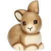 THUN - Mini coniglio Roger - ceramica - Collezione Giardino di Primavera - 3.8 x 5 x 5.8 cm