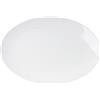 Holst Porzellan AI 130 B1 - Piatto ovale in porcellana, 30 x 20 cm, Alina 2a scelta, bianco, 30 x 20 x 2 cm, 3 pezzi