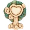 THUN - Albero della vita, piccolo - ceramica - Collezione accessori Living - 5.2 x 3.3 x 6.5 cm