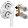Duravit D-Code Mitigeur monocommandé encastré set, 2 consommateurs, DC5210008010, DC5210008010, Colorazione: Cromo lucido