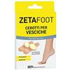 ZETA FARMACEUTICI SpA Zeta Foot Cerotto Idrocolloidale Vesciche 8 Pezzi, Trattamento Vesciche e Protezione della Pelle