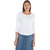 Tommy Hilfiger Donna Maglietta Maniche Lunghe 1985 Slim Sub Basic, Bianco (Th Optic White), L