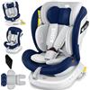 KIDIZ® Seggiolino auto per bambini Seggiolino auto per neonati Seggiolino auto per bambini Isofix Top Tether Girevole a 360° Gruppo 0/1/2/3 dalla nascita 0-36kg, blu navy