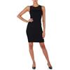 ARMANI EXCHANGE Vestito Midi a Tubino con Inserto Trasparente Black 1200, M