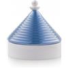 EMÒ ITALIA Scatola Portaoggetti con Coperchio Trullo Pugliese Blu Bianco Ceramica 9 cm