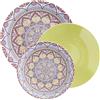 ROSE & TULIPANI Istanbul Set Tavola 18 Piatti Stoneware