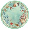 BRANDANI - Piatto Frutta Colazione Marino Reef Celeste Tavola 21,5cm Melamina