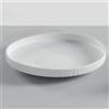 MASCAGNI CASA Piatto Vassoio 36cm Bianco Ceramica