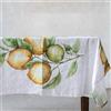 SIMPLE DAY Tovaglia Limoni 160x320cm Lino 100% Bianco