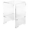 iPLEX Accanto Tavolino Comodino in PMMA Trasparente 32x45cm Made in Italy