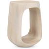 BIZZOTTO Tavolino da Caffè Soggiorno Salotto Lopez 33x45cm Legno Di Mango Naturale