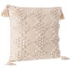 BIZZOTTO Cuscino Mattis con Nappa 45x45cm Cotone Panna