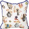 PALAIS ROYAL Cuscini Legacy Decoro Orientale 45x45cm Effetto Velluto