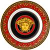 VERSACE Ikarus Medusa Rosso Piatto Piano 18cm Porcellana