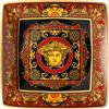 VERSACE Medusa Rosso Ciotola Coppetta Quadrata 12cm Porcellana