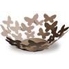ARTI & MESTIERI Centro Tavola Moderno Grande con Farfalle Butterfly Beige