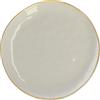 ROSE & TULIPANI Concerto Piatto Piano Grigio Perla 27cm Stoneware
