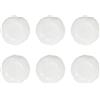 LA PORCELLANA BIANCA Lunia Set 6 Piatti Fondi Coupe 21cm Bianco Porcellana