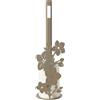 ARTI & MESTIERI Porta Carta Igienica da Terra Fior di Loto Beige 50x15cm