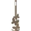 ARTI & MESTIERI Porta Carta Igienica da Terra Farfalle Beige 50x15cm