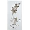 ARTI & MESTIERI Pannello Decorativo Moderno Orchidea Bianco E Sabbia