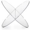 iPLEX Vynil Portariviste in PMMA Made in Italy 33x45x31cm Trasparente