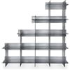 iPLEX Atmosfera 3 Libreria in PMMA 180x180cm Fumè Grigio Made in Italy